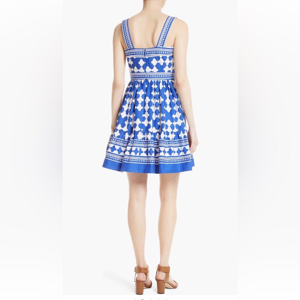 Kate Spade NY Lantern Poplin Flounce Sundress - Picture 2 of 6